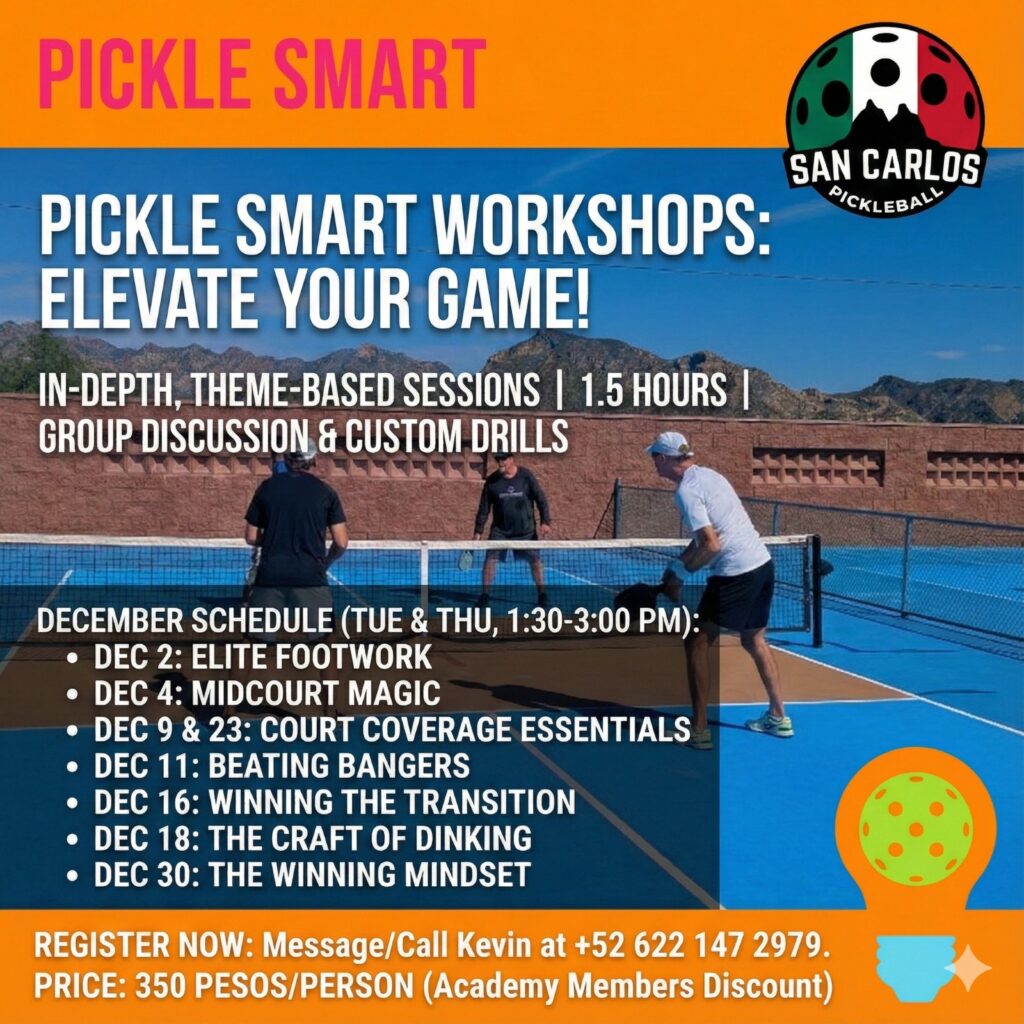 PickleSmart Workshops December 2025